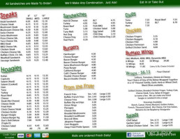 Dan's Deli menu