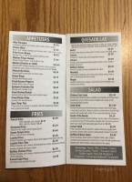 Spectators And Grill menu