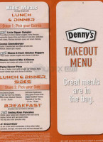 Denny's menu