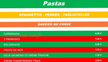 La Dolce Vita menu