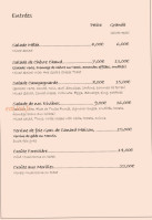 Les terrasses menu