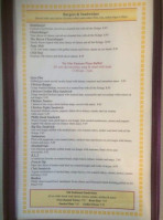 Tree House menu