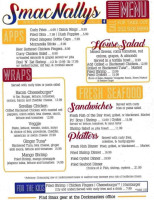 Smacnally's Grill menu