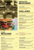 O Mexicain menu