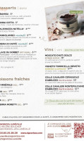 Signorizza menu