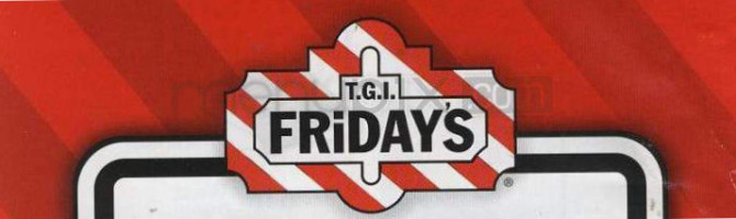 Tgi Fridays menu