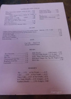 Charley's Friendly Tavern menu