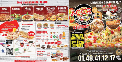 Accro Pizza food