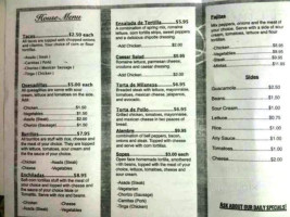 El Limon menu