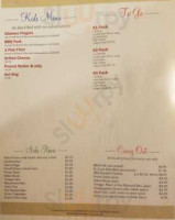 Walton's menu