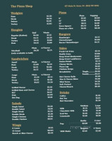 Vinnys Pizza Catering menu