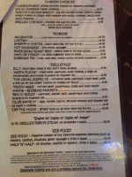 River Shack Tavern menu