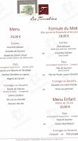 Les Tonneliers De Vignerons menu