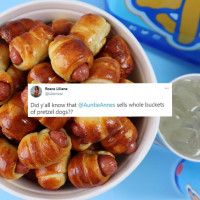 Auntie Anne's food