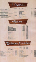 Chez Gaston menu