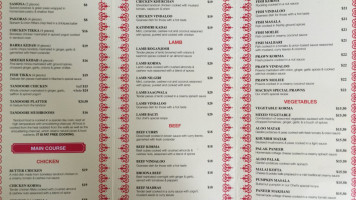 Drumf Restaurant menu