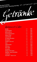 Ardelean Tanzcafe menu