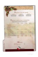 Capriano's Italian Cuisine menu