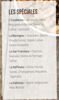 La Brasserie menu