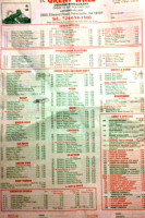 Great Wall menu