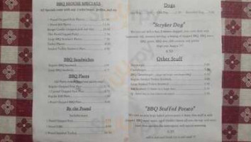 Bbq House menu