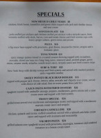 Jordan Street Cafe menu