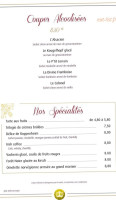 La Couronne menu