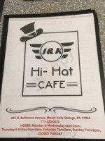 J K Hi Hat Cafe food