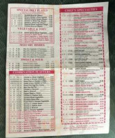 Handy Kitchen menu