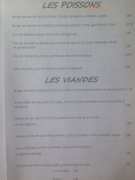 Les Voiles menu