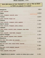 La Taormina menu