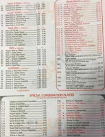 Great Wall Chinese menu