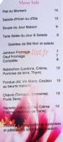 La Brasera menu