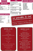 Les Jardins De L'alhambra menu