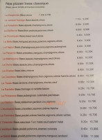 Divina Pizza menu