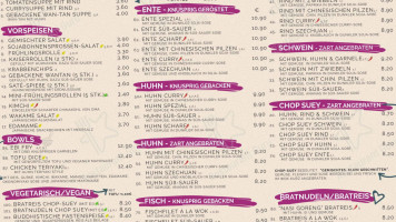 der WOK menu