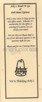 Arby's menu