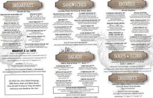 Check Please Cafe menu