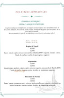 L'atelier De Francisco menu