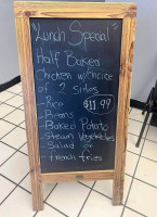 Sophia's Bakery menu