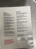 Lefty's menu