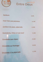 La Parenthèse menu