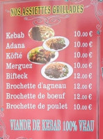 Antalya menu