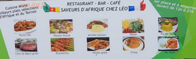 Restaurant Africain Saveurs D'afrique Chez LÉo Bar-cafÉ A Lourdes 65100 food