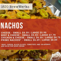 1820 Brewwerks food