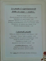 La Tana Dell'orso menu