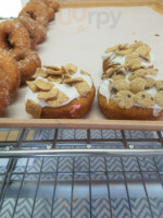 Glazy Squares Donuts Ice Cream food