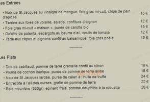 Hostellerie le Potin Gourmand *** menu