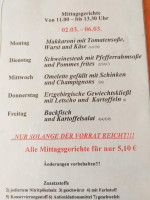 Zum Marktgewölbe menu