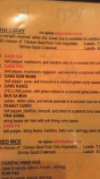 Removed: Coastal Thai menu